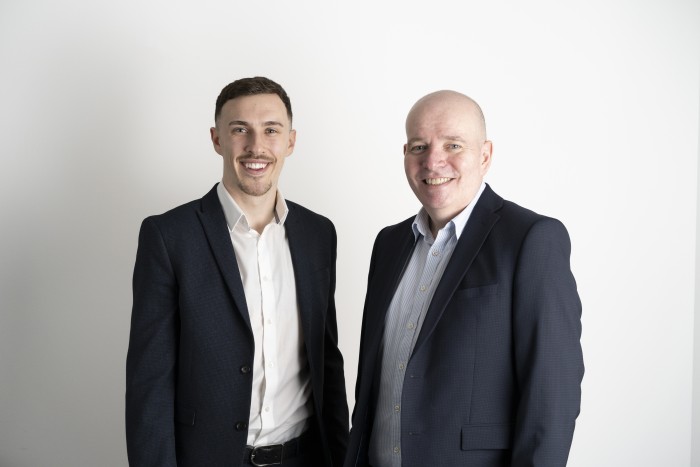 A photo of Josh Gough (on the left hand side) and Greg Sands 9on the right hand side) standing next to each other.